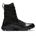 A Nike police boot in black.